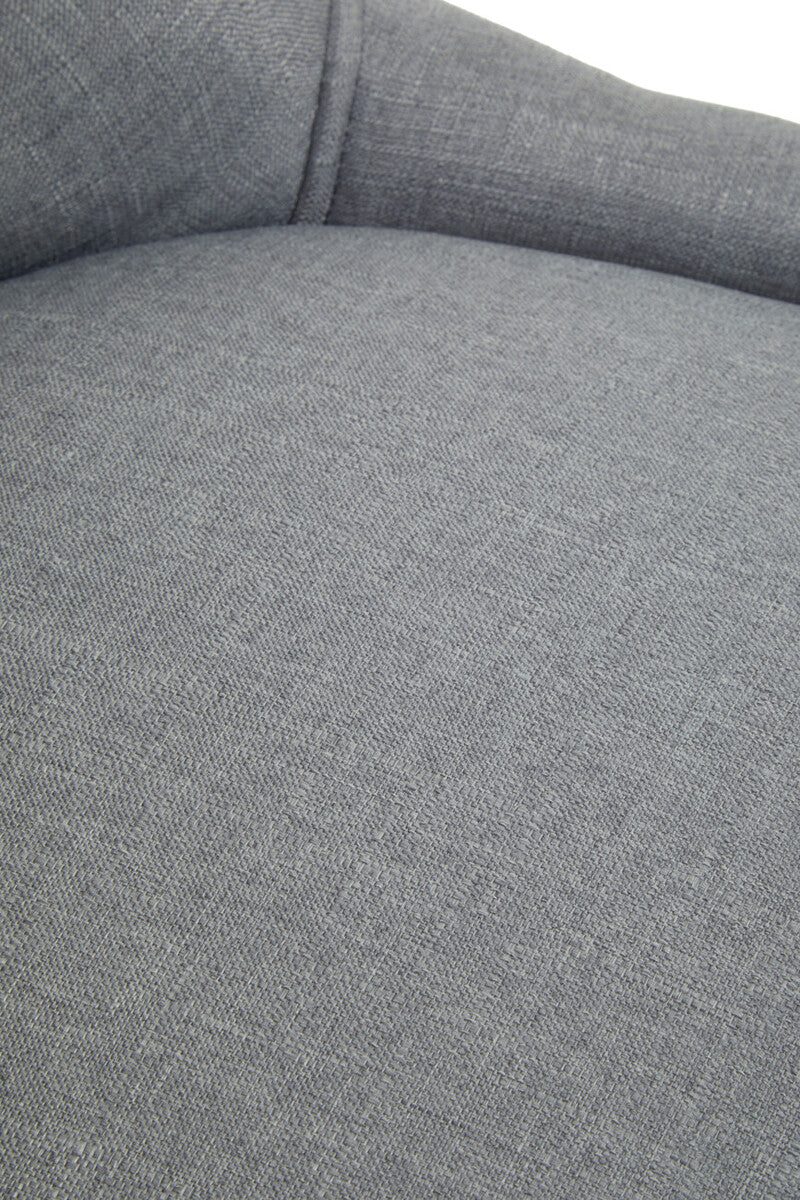 Anita Grey Fabric and Chrome Base Home Office Chair