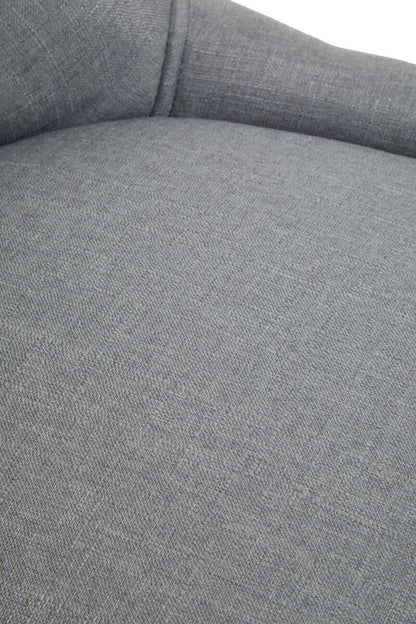 Anita Grey Fabric and Chrome Base Home Office Chair