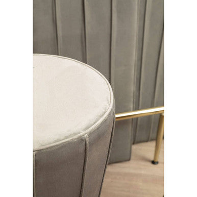 Sinatra Bar And Grey Velvet Stools Set