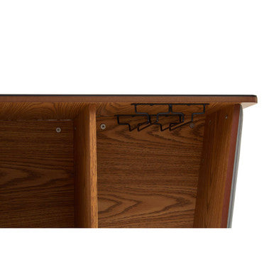 Sinatra Bar And Grey Velvet Stools Set