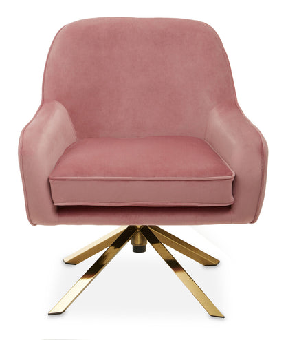 Avery Pink Velvet Chair