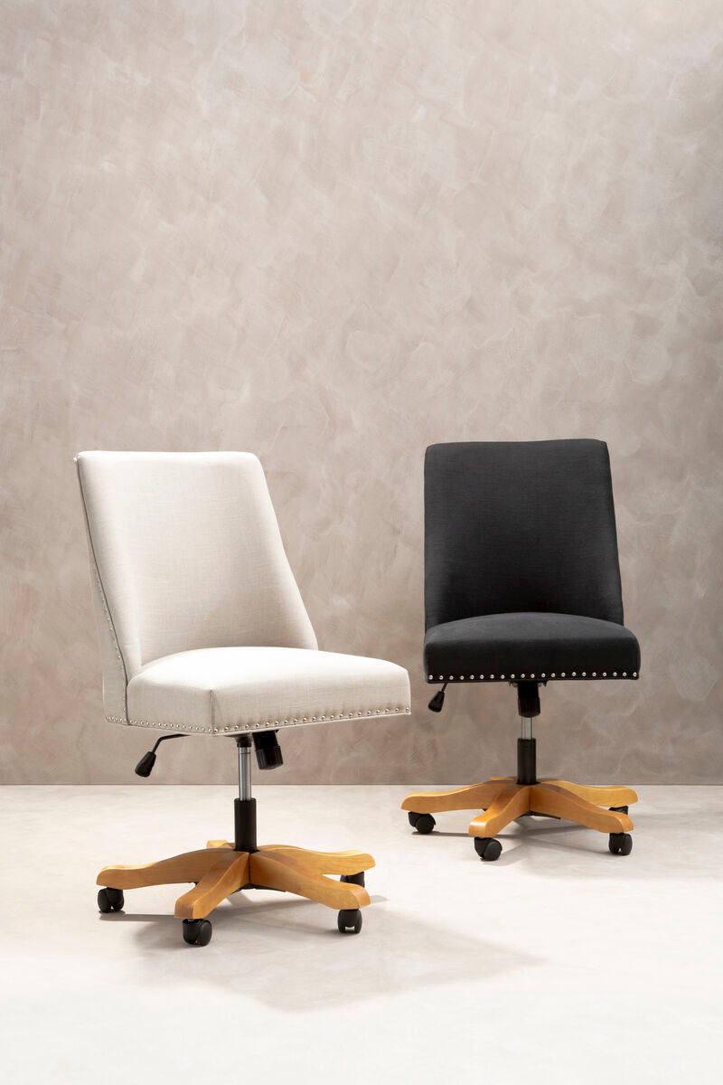 Washington Natural Fabric Home Office Chair