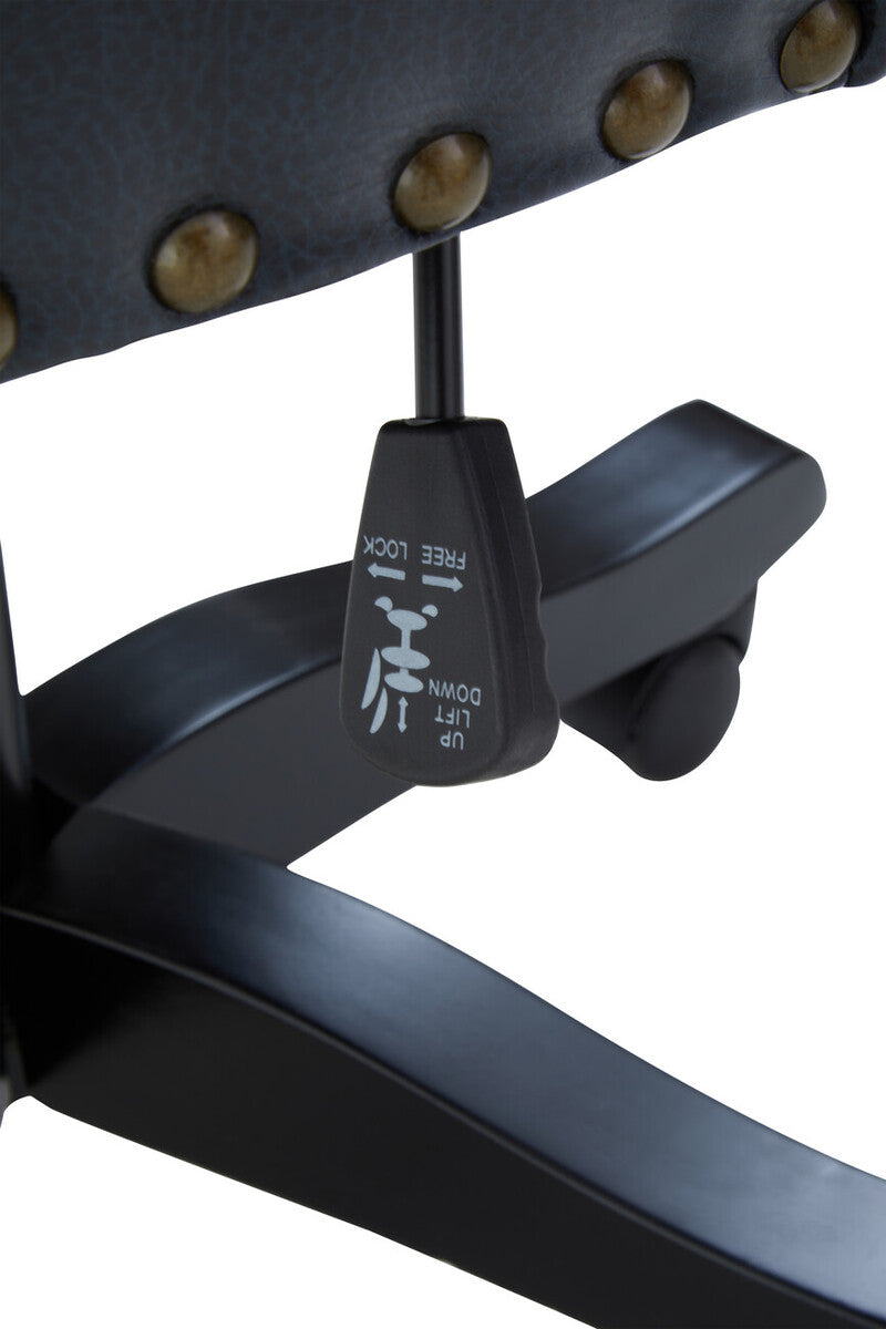 Walson Black Leather Effect Home Office Chair