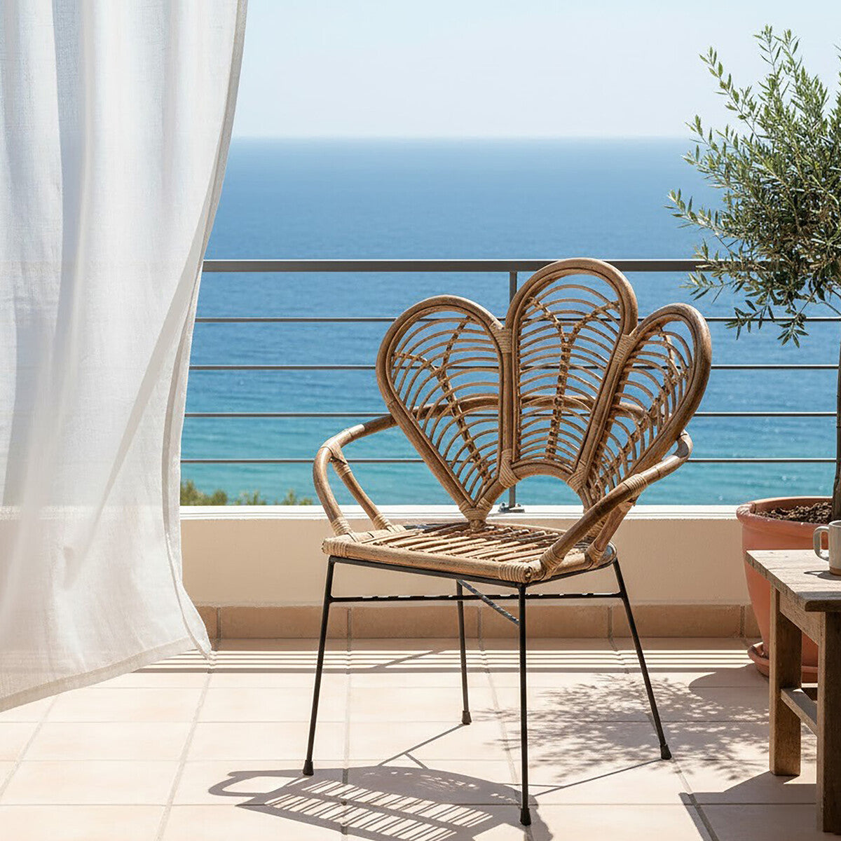 Manado Natural Rattan Armchair