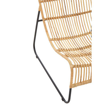 Manado Rattan Chair And Footstool Set