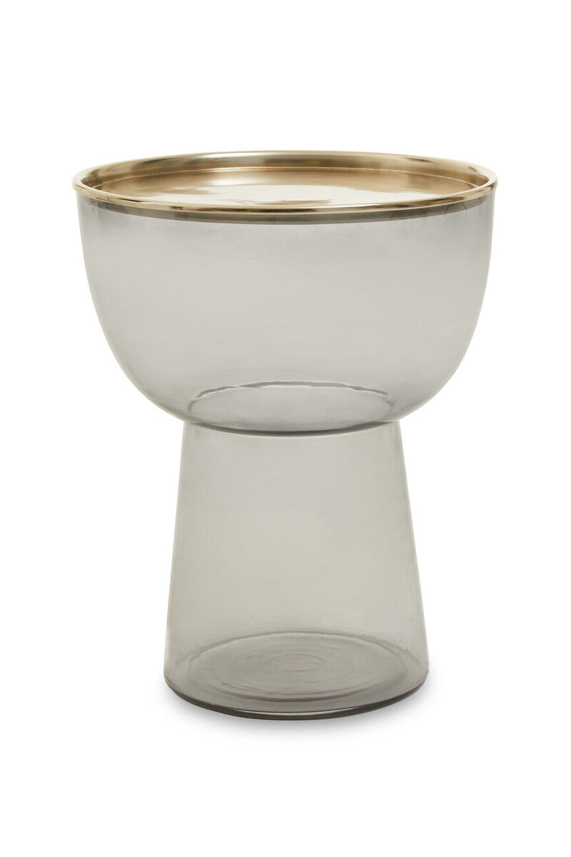 Martini Grey Smoked Side Table