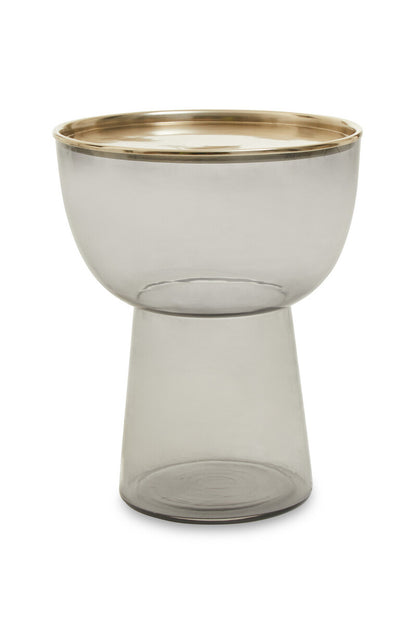 Martini Grey Smoked Side Table