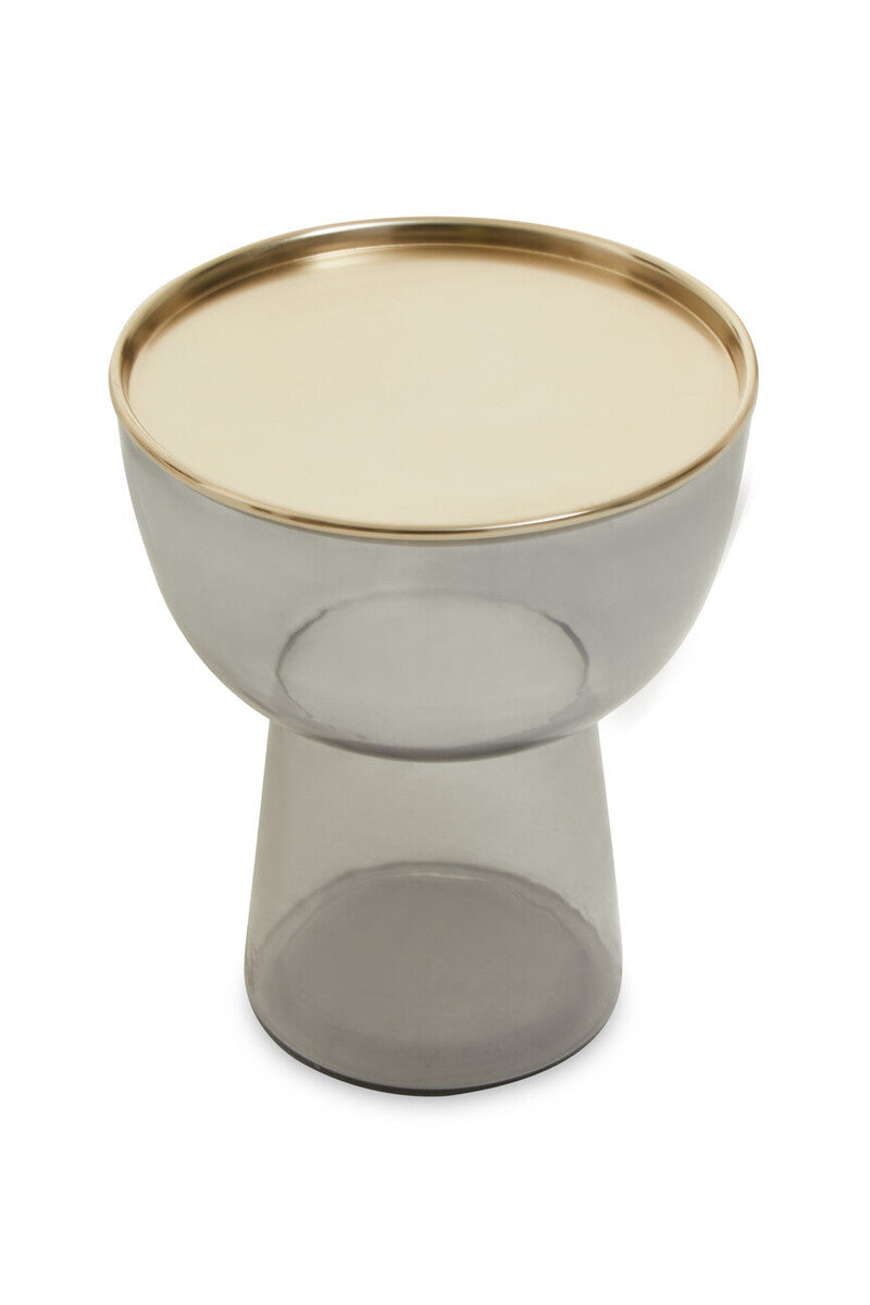 Martini Grey Smoked Side Table