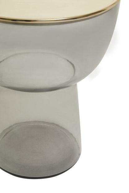 Martini Grey Smoked Side Table