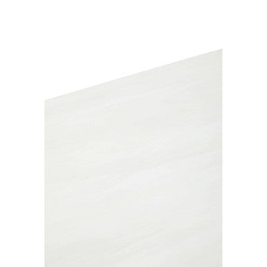 Moda White Fuax Marble Top Dining Table With Stainless Steel Frame