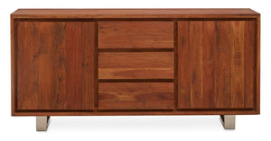 Simla Acacia Wood 2 Doors and 3 Drawers Sideboard