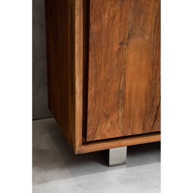 Simla Acacia Wood 2 Doors and 3 Drawers Sideboard - Image 10