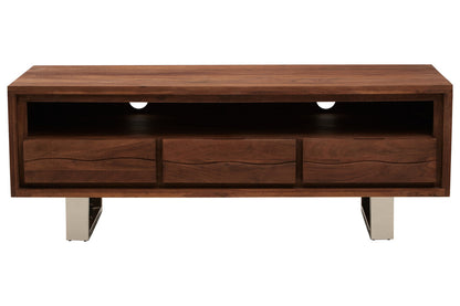 Simla Acacia Wood Media Unit