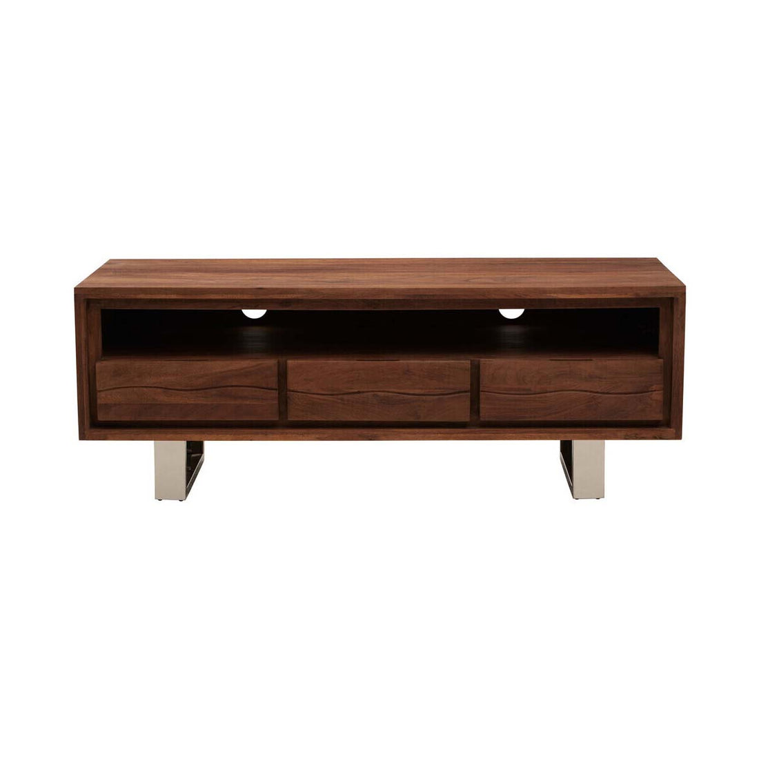 Simla Acacia Three Drawer Media Unit