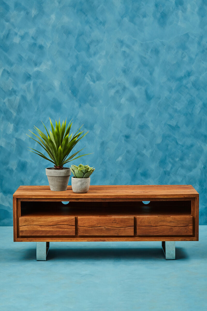 Simla Acacia Wood Media Unit - Image 3