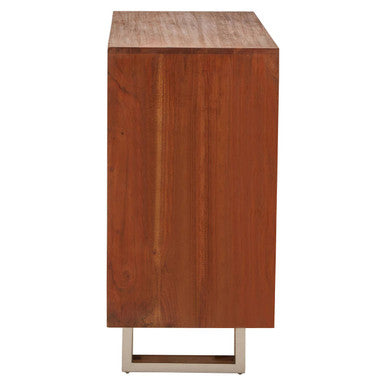 Simla Acacia Wood 1 Door and 3 Drawers Sideboard - Image 7