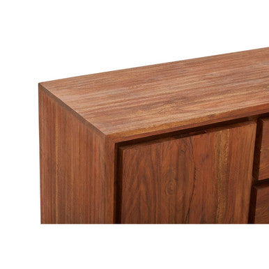 Simla Acacia Wood 1 Door and 3 Drawers Sideboard - Image 10