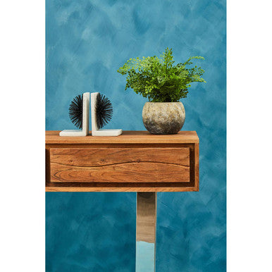 Simla Acacia Wood Two Drawer Console Table
