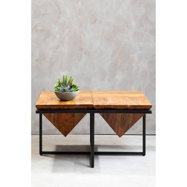 Shimla Acacia Pyramid Coffee Table
