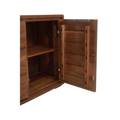Surati Two Door Sheesham And Acacia Sideboard - Image 4