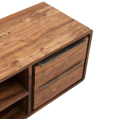 Surati One Door Sheesham And Acacia Wood Media Unit - Image 6