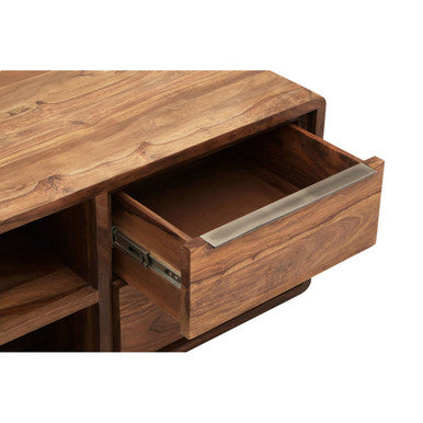 Surati One Door Sheesham And Acacia Wood Media Unit