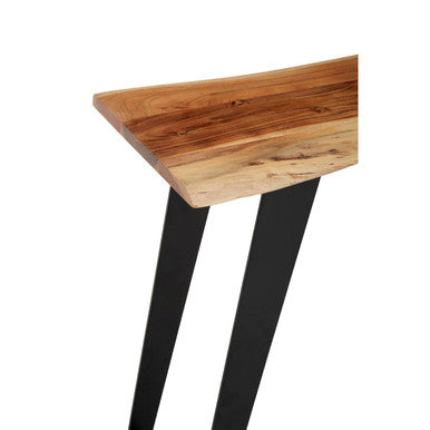 Surax Acacia Wood with Live Edge Console Table