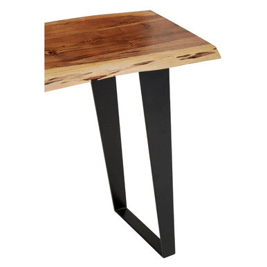Surax Acacia Wood with Live Edge Console Table
