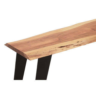 Surax Acacia Wood with Live Edge Bench - Image 8