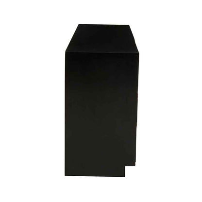 Sarter Seven Drawer Black Mango Wood Chest