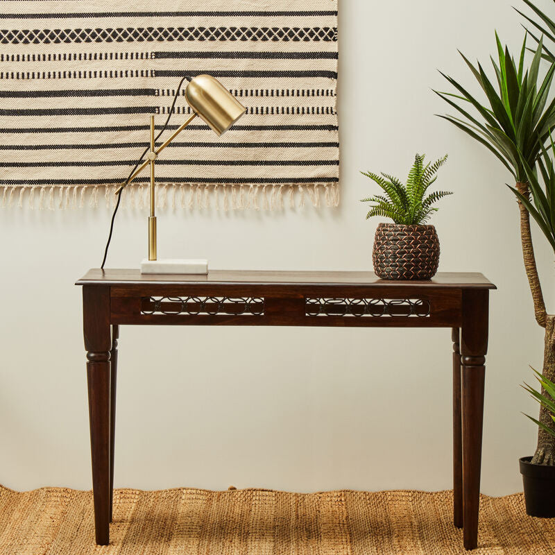 Srina Dark Sheesham Wood Console Table