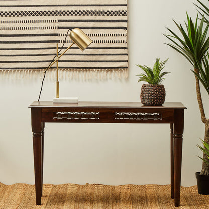 Srina Dark Sheesham Wood Console Table