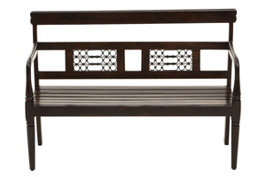 Srina Dark Sheesham Wood Bench