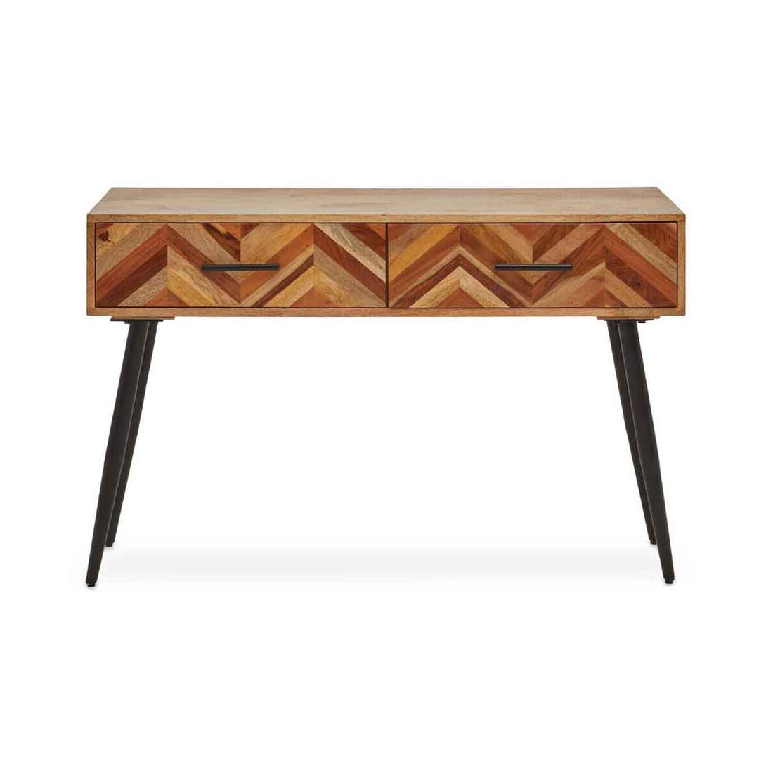 Boho Two Drawer Mango Wood Console Table