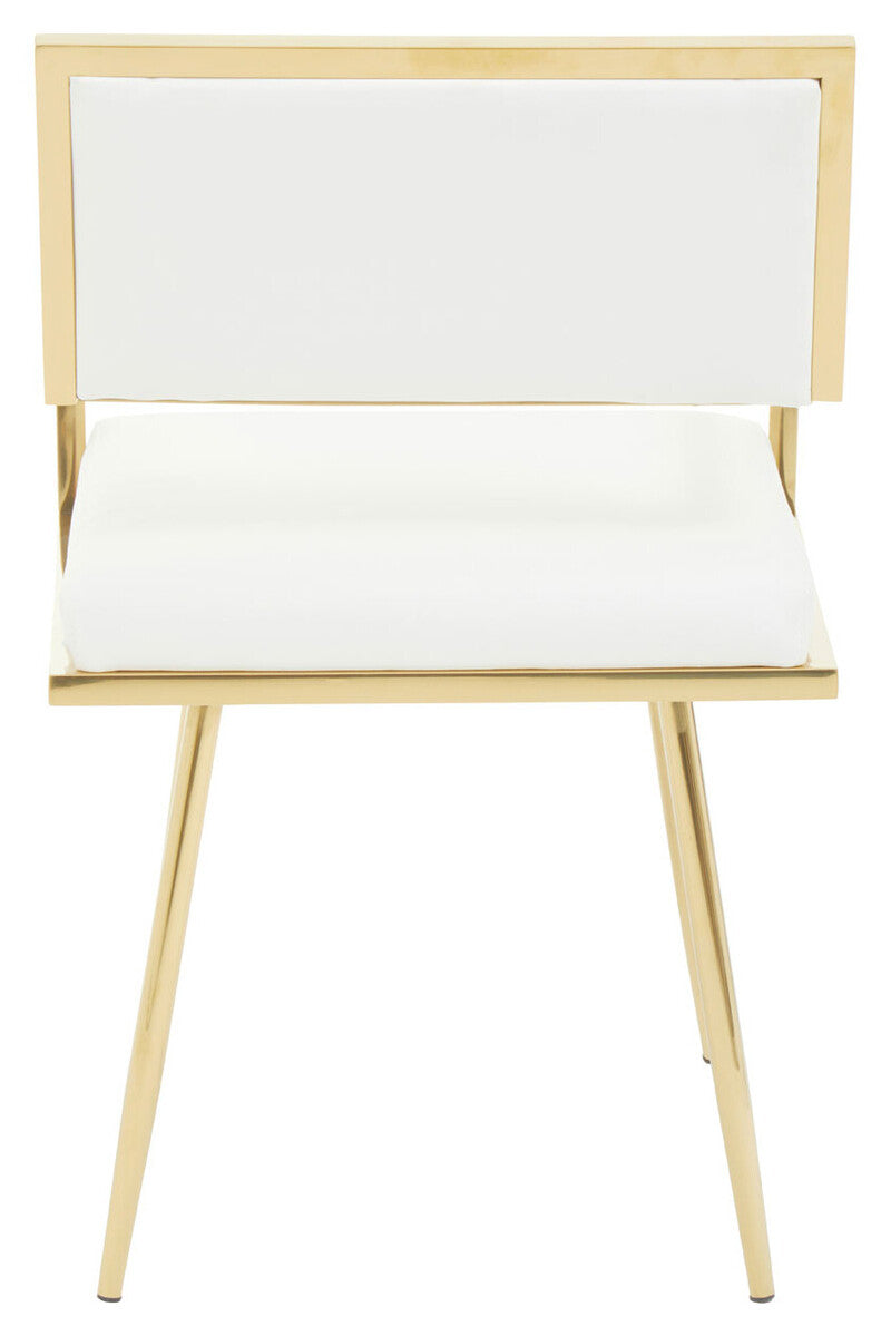Azalea Ivory Faux Leather Dining Chair