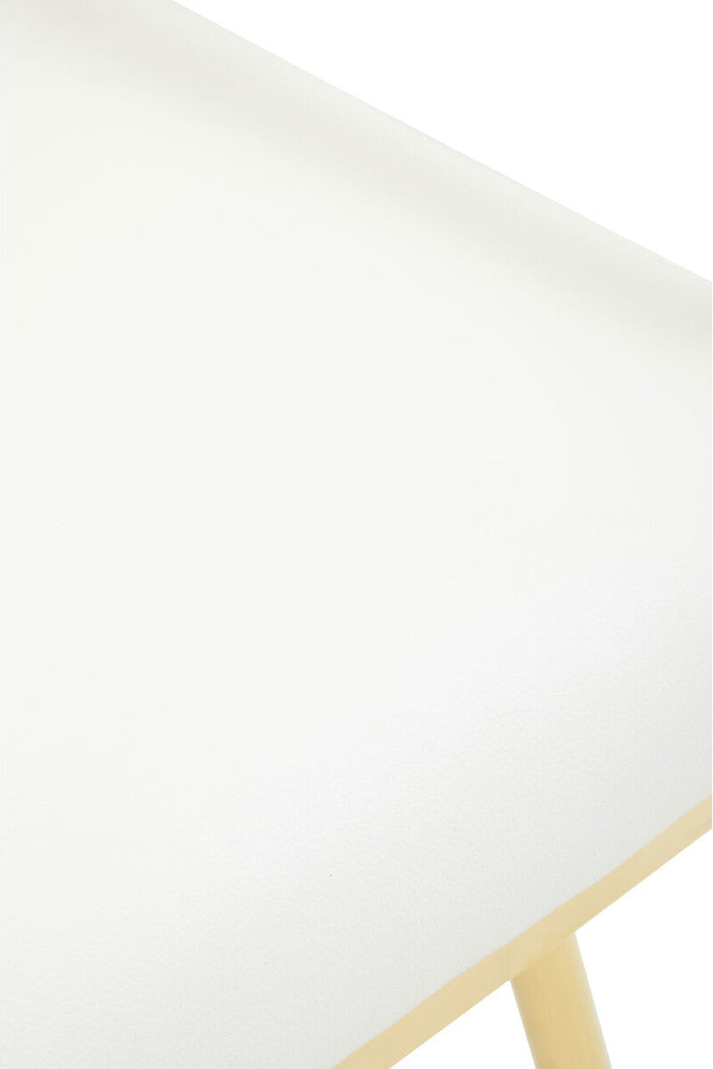 Azalea Ivory Faux Leather Dining Chair