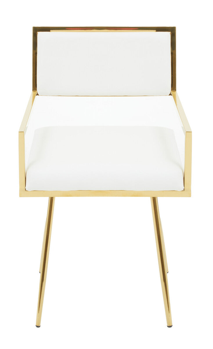 Azalea Ivory Faux Leather Dining Chair