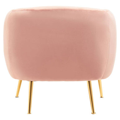 Yasmeen Pink Velvet Armchair - Image 5