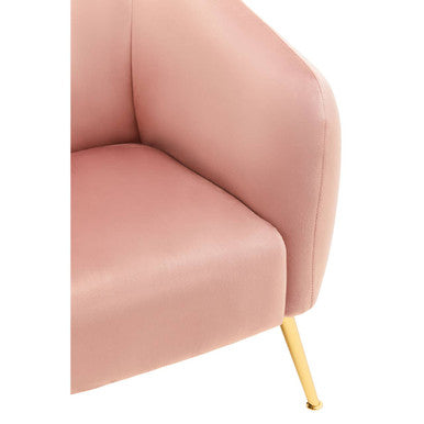 Yasmeen Pink Velvet Armchair - Image 9