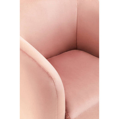 Yasmeen Pink Velvet Armchair - Image 10