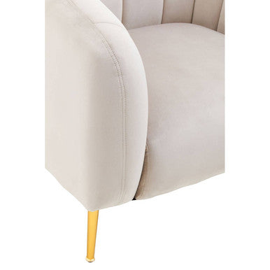 Yasmeen Silver Grey Velvet Armchair - Image 6