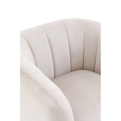 Yasmeen Silver Grey Velvet Armchair - Image 7