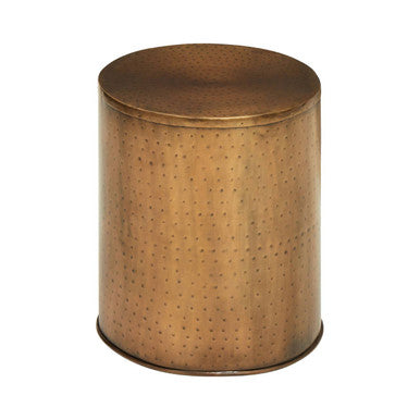Arti Antique Brass Effect Side Table