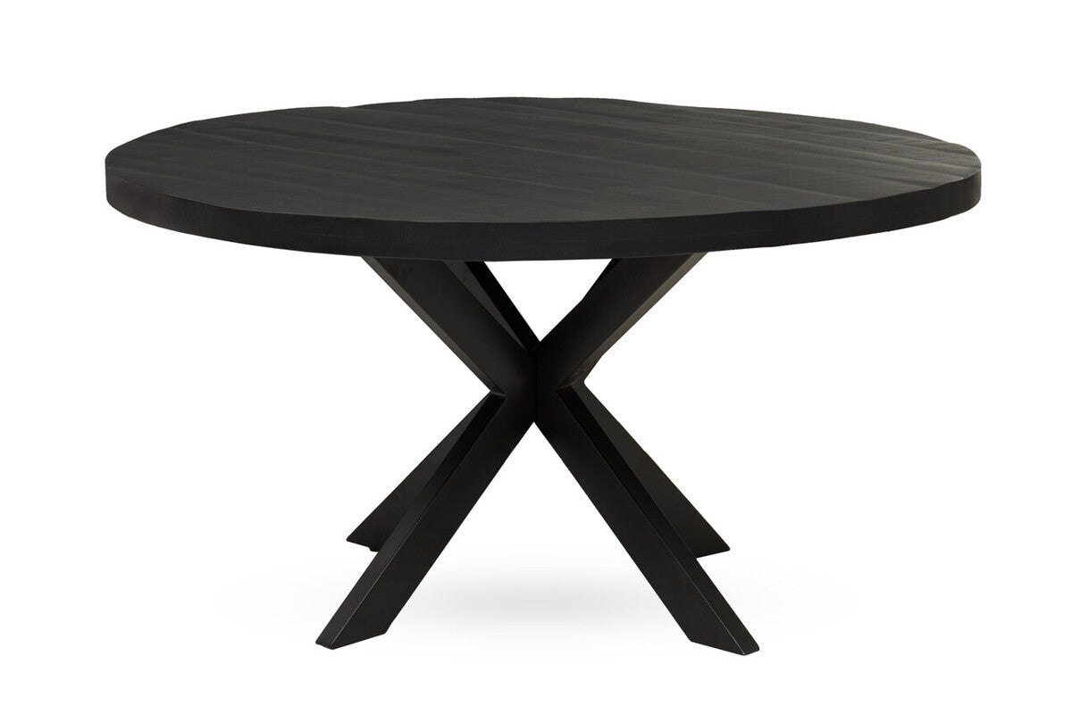 Arol Black Mango Wood Dining Table - Image 1