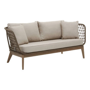 Opus Three Seat Grey Sofa