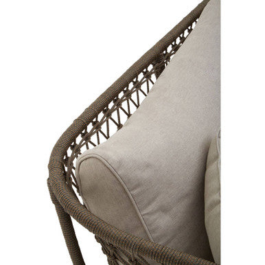 Opus Woven Rope Chaise Longue with Cushions
