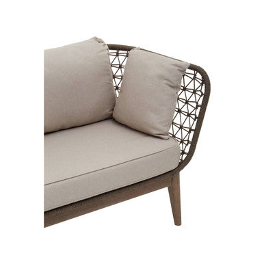 3 Seater Bronze and Charcoal Sofa, Opus