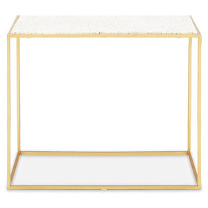 Templar Gold Finish Console Table