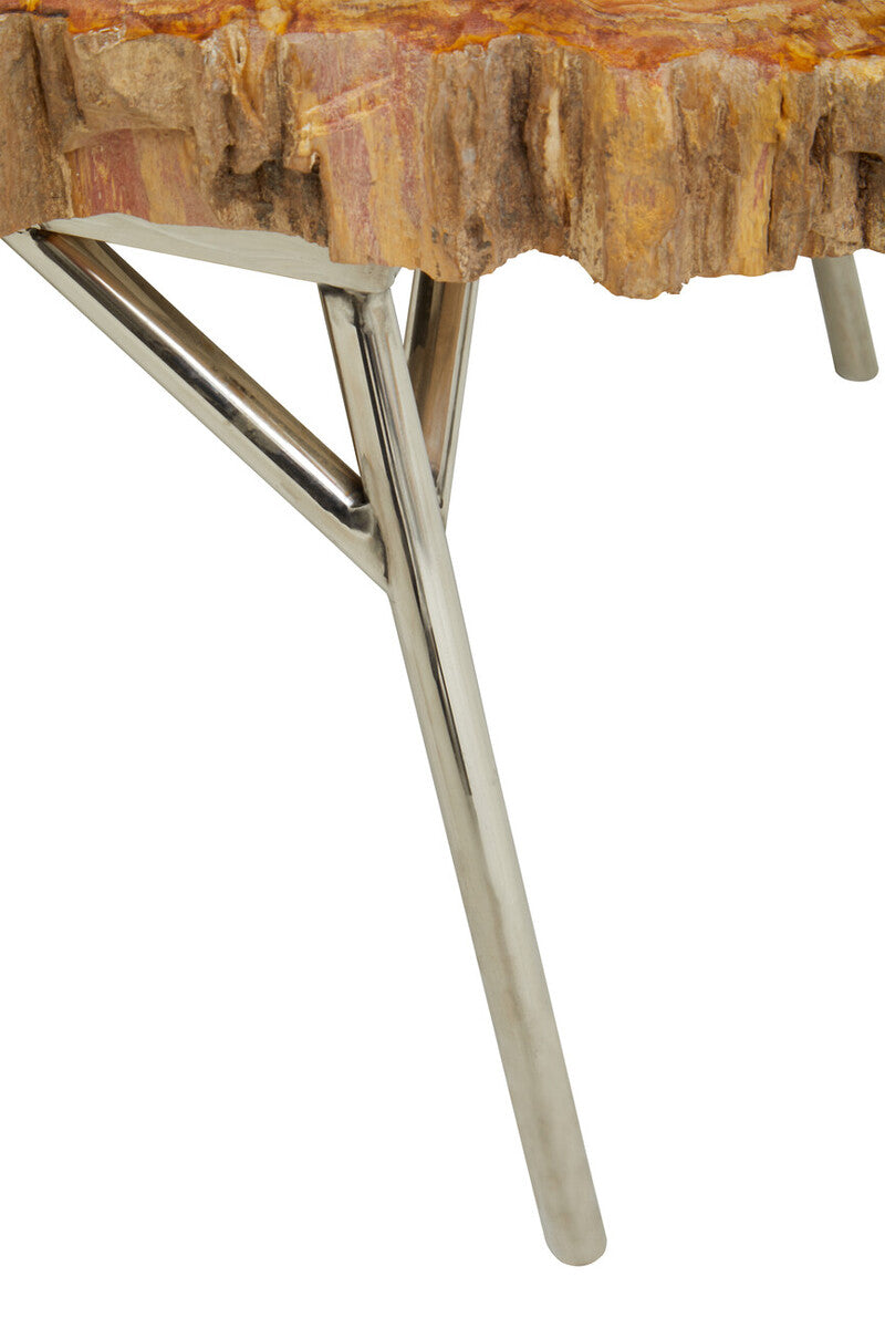 Relic Natural Petrified Wood Coffee Table