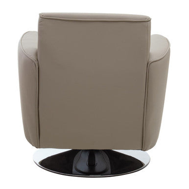 Wester Mink Leather Effect Chair